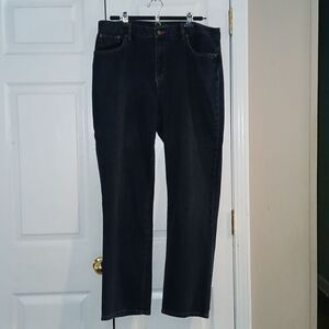 Lauren Jeans Company Ralph Lauren dark wash classic straight jeans Sz 14 NWOT